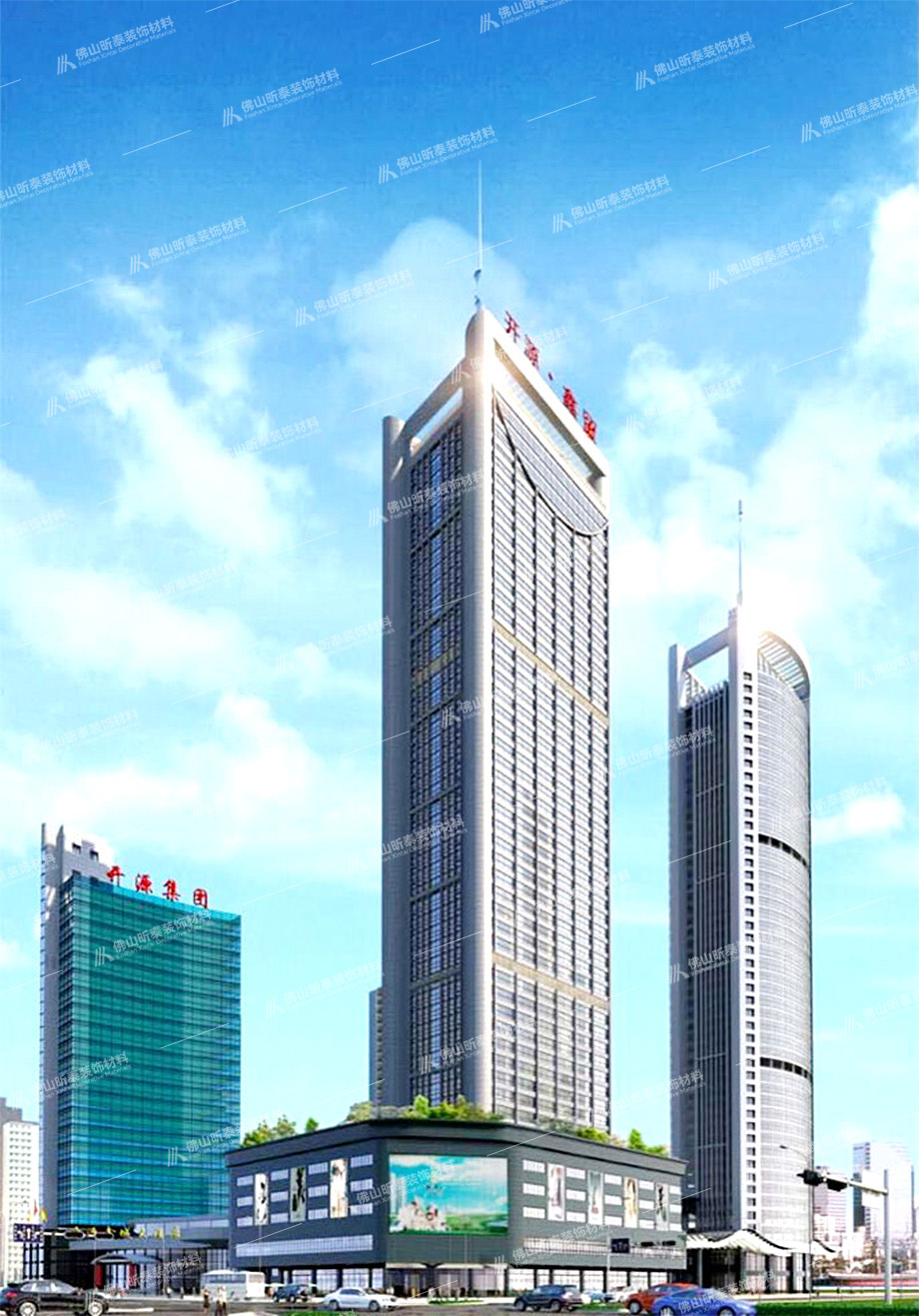 铝单板工程案例-湖南鑫贸大厦