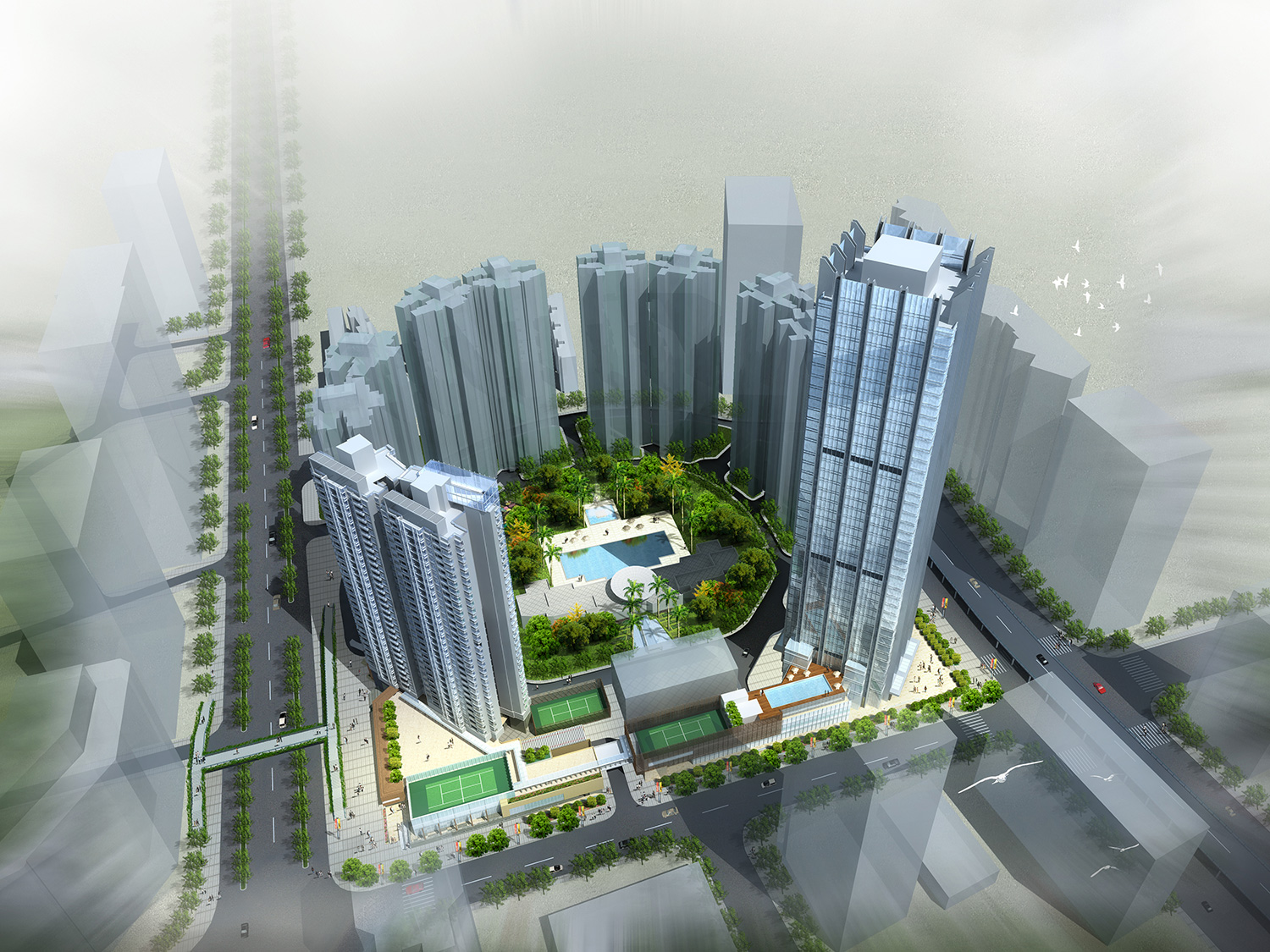 铝单板工程案例-东风广场五期