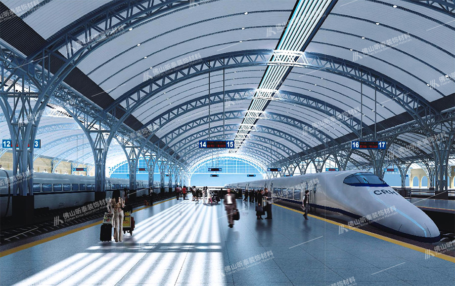 铝单板工程案例-武汉汉口火车站